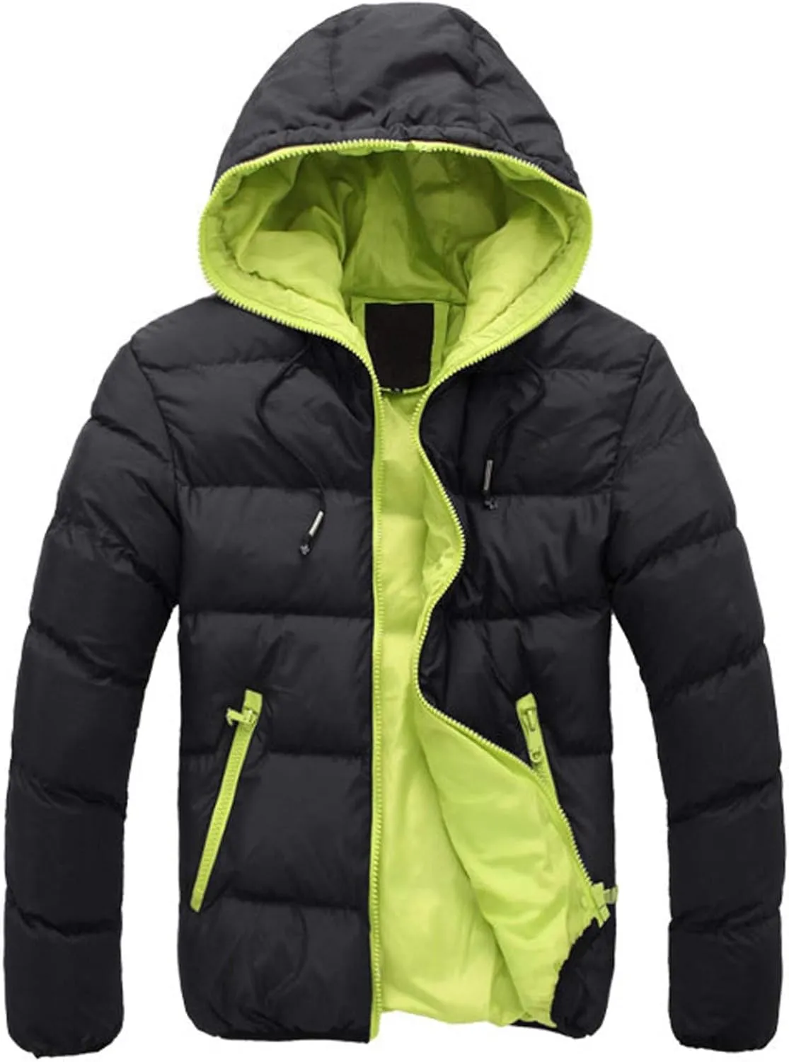 Coats for Men Jacket Winter Coat Bubble Casual Men Fit Thick Men's Coats Jackets Men's Thicken Warm Winter Coat